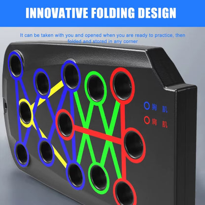 Multifunctional Push up Boards Press up Board Equipment Pushup Stands Push up Boards Exercise Board with Resistance Band