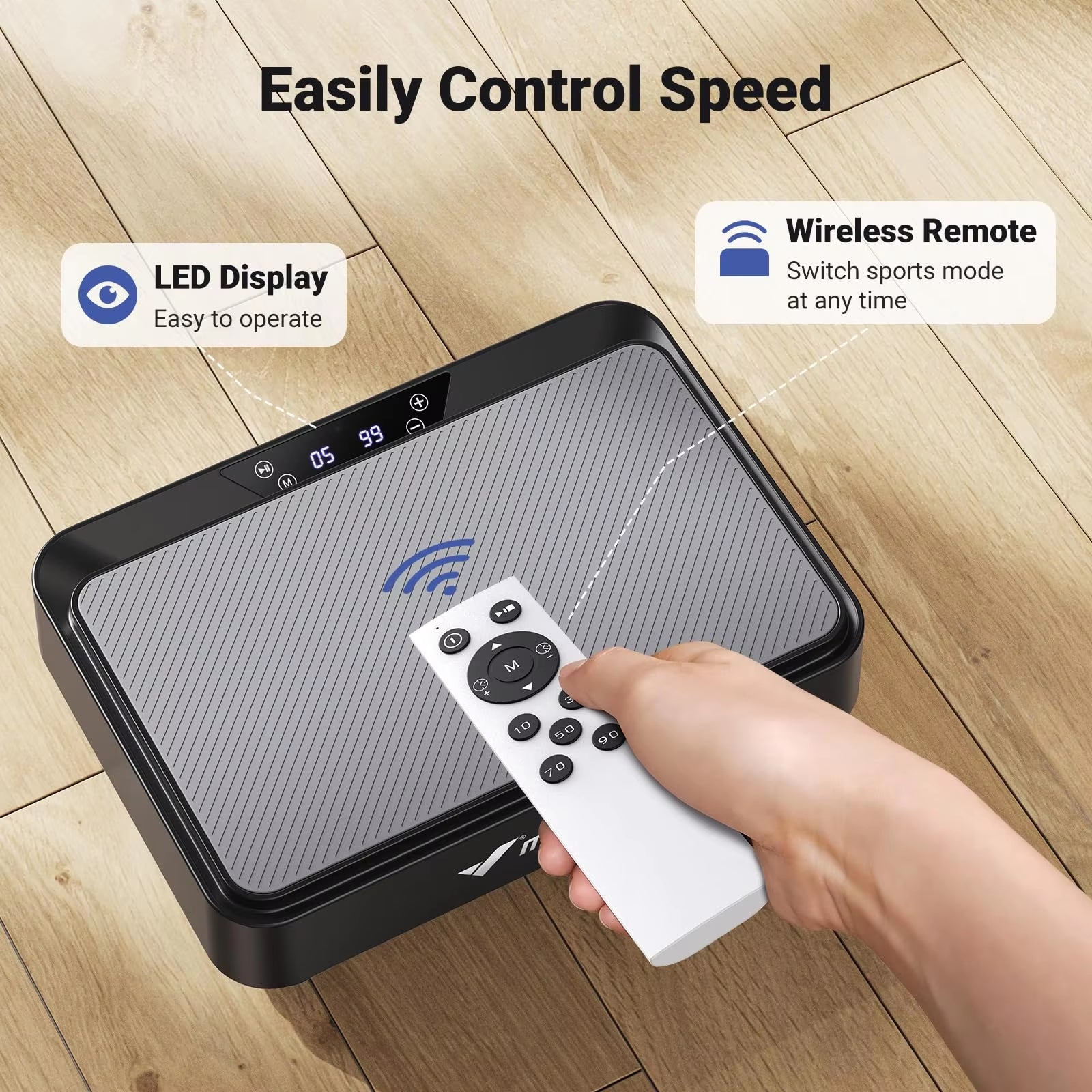 Vibration Plate Exercise Machine Vibration Plate for Lymphatic Drainage Relieve Pain Help Sleep Fat Burning Weight Loss