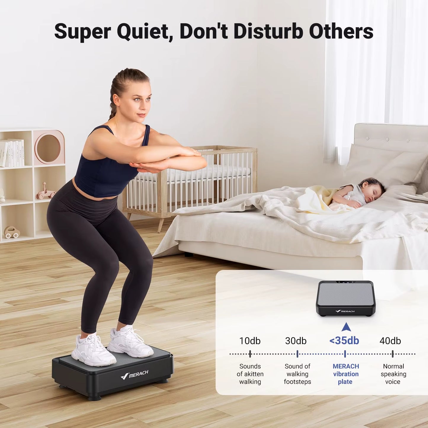 Vibration Plate Exercise Machine Vibration Plate for Lymphatic Drainage Relieve Pain Help Sleep Fat Burning Weight Loss